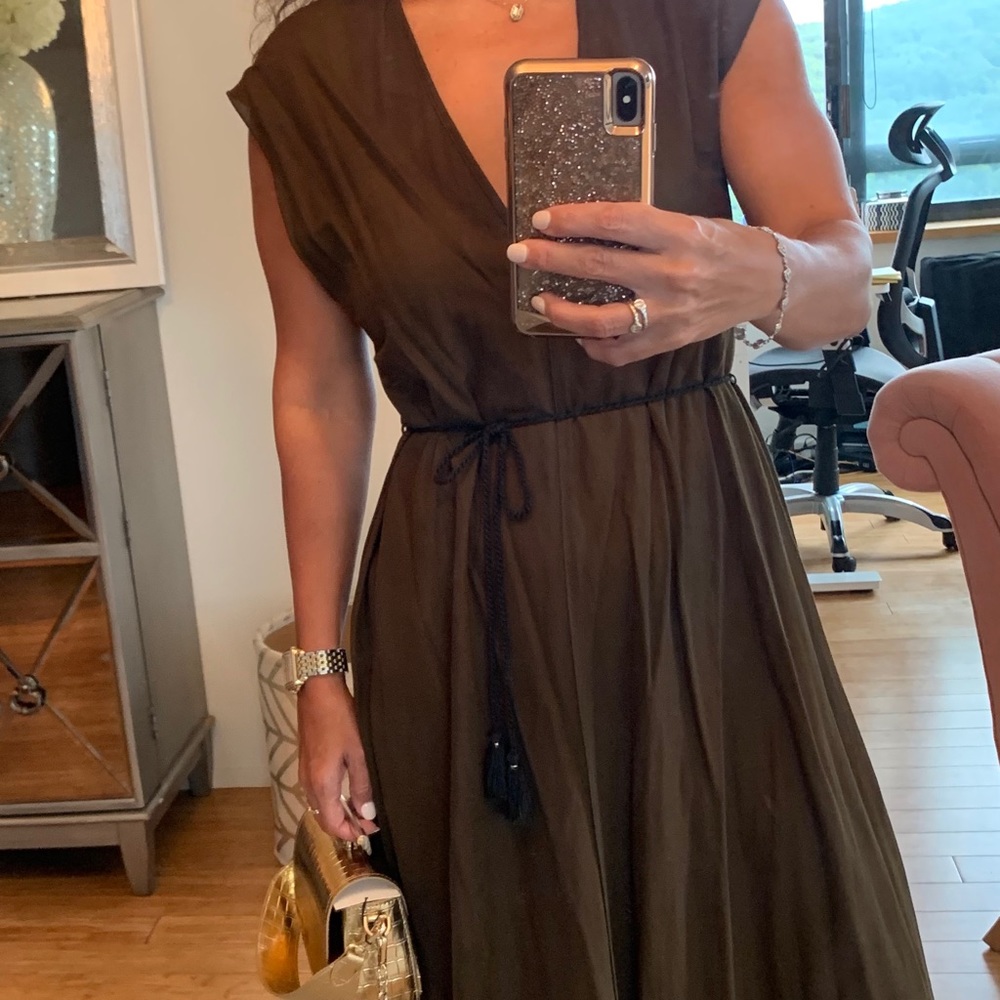 🔥🔥Beautiful Zara Maxi Dress in Chocolate Brown😍 - Picture 4 of 4